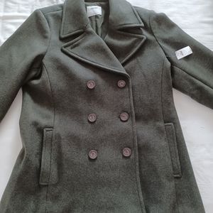 Old Navy Forest Green Peacoat